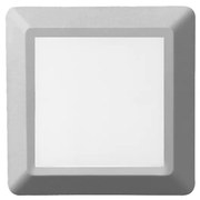 LED WALL SQUARE LUMINAIRE GREY 230V AC IP65 4W 3000K 270LM RA80