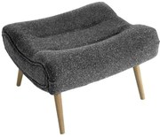 Σκαμπό Cloud Μπουκλέ 735-2203-GD 68x58x40cm Dark Grey