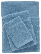 Πετσέτες Μπάνιου (Σετ 3τμχ) Das Home Best Line 0789 Blue 550gsm