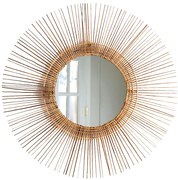 Intrahome ΚΑΘΡΕΠΤΗΣ ΣΤΡΟΓΓΥΛΟΣ ΜΕ ΠΛΑΙΣΙΟ ΑΠΟ SCASABLANCALTCASABLANCAIICKS ΚΟΚΟΦΟΙΝΙΚΑ ΣΕ ΧΡΩΜΑ ΦΥΣΙΚΟ Φ85 εκ. intraho-1612829