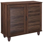 WOODWELL Ε83720Παπουτσοθήκη 2 Πόρτες Απόχρωση Καρυδί 77x33x70cm Ε83720