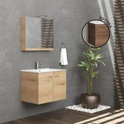 KARAG  NEW BITOLA Βάση με δύο πόρτες Brown 8702 NEW BITOLA 75 KARAG 74x45x55cm KARAG-5206836046648