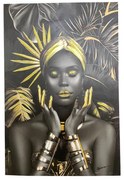 Πίνακας σε καμβά Umone I Inart 80x3x120εκ