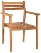 ΠΟΛΥΘΡΟΝΑ ERIETTA ΞΥΛΟ TEAK ΣΤΟΙΒΑΖΟΜΕΝΗ HM9534 ΣΕ ΦΥΣΙΚΟ ΧΡΩΜΑ 60x54x87Y εκ.