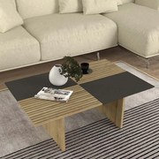 Megapap Τραπεζάκι Σαλονιού Venita Sapphire Oak - Ανθρακί