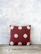 ΔΙΑΚΟΣΜΗΤΙΚΟ ΜΑΞΙΛΑΡΙ 45X45cm NIMA - BORLA WINE RED