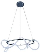 Κρεμαστό Φωτιστικό Οροφής LED 60W 3000K Μέταλλο Χρώμιο 6017-B-CH Inlight-6017-B-CH-Χρώμιο 6017-B-CH