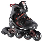 Αυξομειούμενα Πατίνια Roller NA 9080 Μαύρο/Κόκκινο IN-LINE SKATES NILS EXTREME Small(31-34)