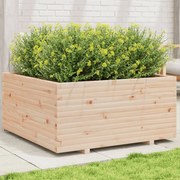 vidaXL Ζαρντινιέρα Κήπου 100x100x49,5 εκ από Μασίφ Ξύλο Πεύκου
