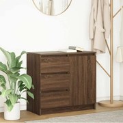 vidaXL Συρταριέρα με Συρτάρια καφέ δρυς 71x35x65 εκ. Επεξ. Ξύλο