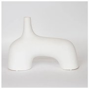 Βάζο Κεραμικό Άσπρο 34x10x25cm 752-20141 Estheti-752-20141-Λευκό 752-20141