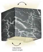 Απλίκα Φωτιστικό Τοίχου IP65 Davos 14x14x14 Viokef 4202803 Μαύρο