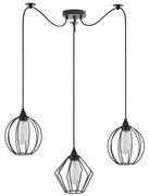 SE21-BL-B10-BL3-GR12 ADEPT FLEX Black Metal Grid Pendant+ HOMELIGHTING 77-8954