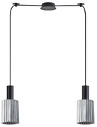 Φωτιστικό Οροφής Adept Tube 77-8486 50x12x300cm 2xE27 60W Black-Smoke Homelighting
