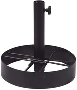 Βάση Ομπρέλας Στρογγυλή 154666 Φ45Χ42 cm Black Φ 60 mm