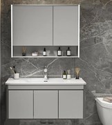 ΣΕΤ ΕΠΙΠΛΟΥ YVONNE  PLYWOOD 100cm χρ.GREY 9SYVON100GR 9SYVON100GR