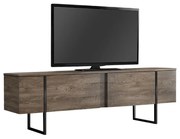 Έπιπλο τηλεόρασης Luxe Megapap χρώμα καρυδί 180x30x50εκ. - GP052-0117,2