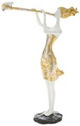 Διακοσμητική Κοπέλα Polyresin Με Όργανο iliadis 19x7x28εκ. 81942