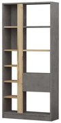 Βιβλιοθήκη &quot;VIANA&quot; σε χρώμα felt/γκρι 76x25x160