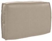 vidaXL Μαξιλάρι παλέτας για πλάτη Taupe 60 x 40 x 12 cm Ύφασμα Oxford