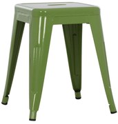 ΣΚΑΜΠΟ ΜΕΤΑΛΛΙΚΟ MELITA  ΣΕ LIGHT OLIVE GREEN ΧΡΩΜΑ 39x39x46Υεκ.