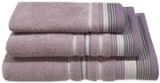 Πετσέτα Βαμβακερή Χεριών 30x50εκ. Satin Stripe Lilac Komvos 7005905-8