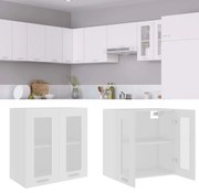 vidaXL Ντουλάπι Κρεμαστό με Τζάμι Lyon Λευκό 60x31x60εκ. από