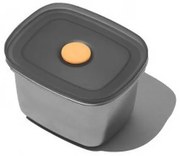 Yoko Design Φαγητοδοχείο Για Φούρνο Μικροκυμάτων Από Ανοξείδωτο Ατσάλι 450ml 11.6x9.4x7.8cm YD2033