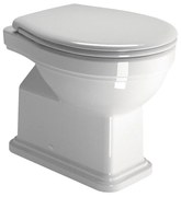 GSI Classic 871000C Λεκάνη Υψηλής Πίεσης Κατωστόμια 54cm με Κάλυμμα Βακελίτη Λευκό Soft Close αποσπώμενο