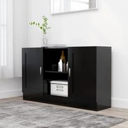 vidaXL Μπουφές Μαύρος 120 x 30,5 x 70 εκ. από Μοριοσανίδα