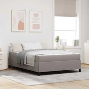vidaXL Κρεβάτι με ελατήρια Ταμπά και Μαύρο 160 x 200 cm