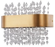 WLC 2492 GD ΑΠΛΙΚΑ LED ΧΡΥΣΗ ΟΒΑΛ ΜΕ ΚΡΥΣΤΑΛΛΑ 24W 3500K 1500 LUM ARlight 0304250