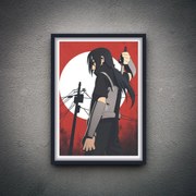 Πόστερ &amp; Κάδρο Itachi Naruto AN017 21x30cm Εκτύπωση Πόστερ (χωρίς κάδρο)