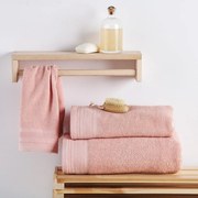 Πετσέτα Matteo Pink Sb Home Προσώπου 50x90cm 100% Cotton
