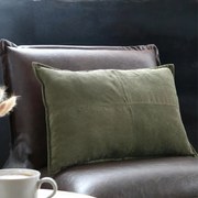 Βελουτέ Διακοσμητικό Μαξιλάρι (40x60) S-F Dandy Kaki C6D567006