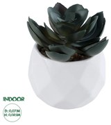 GloboStar® Artificial Garden SUCCULENT ECHEVERIA 20990 Διακοσμητικό Φυτό Παχύφυτο Εχεβέρια Υ8.5cm