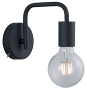 Φωτιστικό Τοίχου Diallo 208070132 Black Trio Lighting Μέταλλο