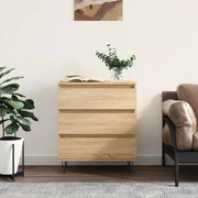 vidaXL Συρταριέρα Sonoma Δρυς 60x35x70 εκ. Επεξεργασμένο Ξύλο