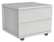 ALFA SET  Κομοδίνο Ξύλινο με Δύο Συρτάρια 50x37x47cm Alfa Set Prima BEST-406402