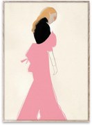 Pink Dress Πόστερ Τοίχου Ροζ, 30x40 PAPER COLLECTIVE
