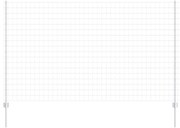 Τείχος και Πόστ Ασημί 1,4 x 10 m Ατσάλι