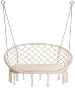 Κούνια ArteLibre Με Μαξιλάρι CORSICA Λευκό Polycotton/Μέταλλο 67x44cm