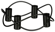 Κηροπήγιο 4 Θέσεων (17x5.5) Edelman Mica Black 1159000