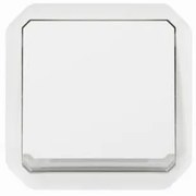 Διακόπτης Διπoλικός 10AX 250V Μονός Στεγανός Plexo Legrand-069627L-Λευκό 069627L