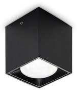 Φωτιστικό Οροφής - Spot Nitro Square 319803 D04 3000K 370lm 4,2x4,2x5,2cm Black Ideal Lux