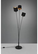 Επιδαπέδιο Φωτιστικό 3xE14 Μαύρο-Χρυσό Tommy R46333979 Trio Lighting-R46333979-Μαύρο-Χρυσό R46333979