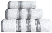 Πετσέτες Μπάνιου (Σετ 3τμχ) Nef-Nef Homeware Promise White 480gsm