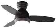 Iq Ανεμιστήρας Οροφής Cf-3618 Orb Coffee 92cm Με Led Φως Και Τηλεχειριστήριο Dc Motor 55w