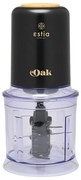 Estia 06-19020 Πολυκοπτης Oak 400W με Πλαστικο Μπολ 0.7lt, Μαύρος