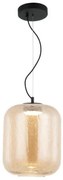Κρεμαστό Φωτιστικό Οροφής LED 13W Γυαλί Φ23cm Kiva Viokef-4318602-Μελί 4318602